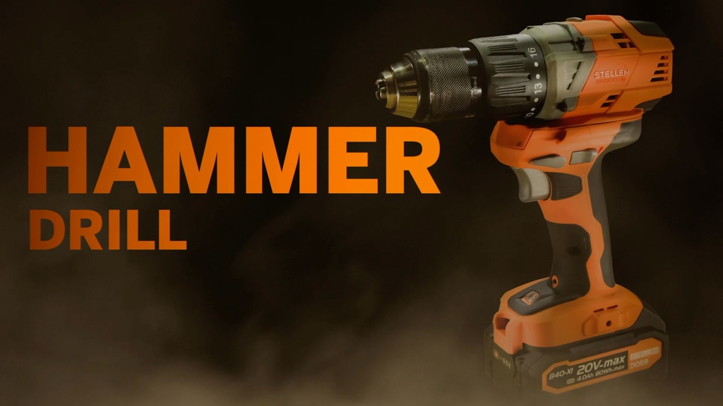 20V_max Brushless Hammer Drill Driver (Bare Tool)